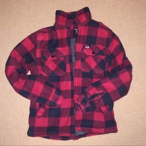 Checkered fleece